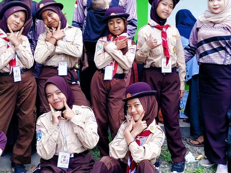 PRAMUKA SDN 3 PALANGAN Pembentukan Karakter dan Kenaikan Tingkat